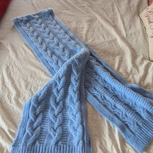 J. Crew Light Blue Scarf - Picture 3 of 3